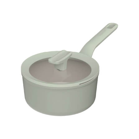 หม้อซอสอะลูมิเนี่ยมเคลือบเซรามิค BergHOFF Non-stick 18ซม. Balance Sage 3950448_0